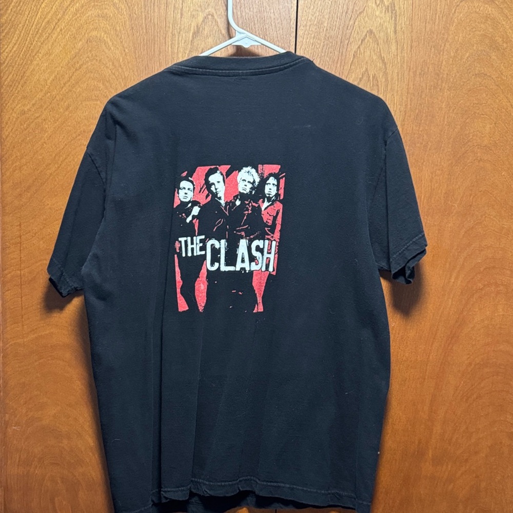 Vintage UK Punk The Clash Black T-Shirt - Picture 4 of 5